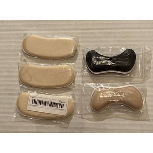 5 Pairs Fabric Shoe Anti Slip Pads Cushion Liner Grip Back Heel Inserts Insoles